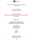 RESPECT FOR THE HUMAN AND FUNDAMENTAL RIGHTS OF MIGRANTS IN COLOMBIA.