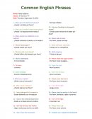 Common English Phrases