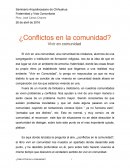 ¿Problemas en la comunidad?