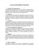 Decalogo mantenimiento preventivo