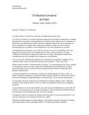 Manifiesto comunista. La lucha de clases es la historia de todas las sociedades hasta nuestros días