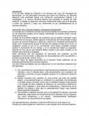 El fin de este trabajo es introducir a los alumnos del curso de Psicología del aprendizaje