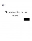 Experimentos de los Gases.