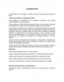 La jurisdicción es la autoridad o el poder que tienen los jueces para aplicar las leyes.
