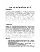 Proyecto social. Hoy por mí, mañana por ti