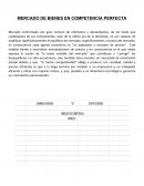 MERCADO DE BIENES EN COMPETENCIA PERFECTA.
