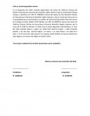 Carta y venta de ganados vacuno.