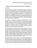 RETOS DE LA EDUCACION CONTINUA O PARA ADULTOS.