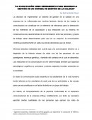 La facilitación como herramienta para mejorar la gestión de un sistema de gestión de la calidad