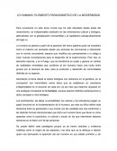LO HUMANO: ELEMENTO PARADIGMÁTICO DE LA MODERNIDAD