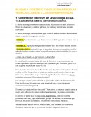BLOQUE 1: CONTEXTO Y EVOLUCIÓN: DESDE LAS TEORIAS CLASICAS A LAS CONTEMPORANEAS.