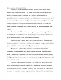 Educacion, Poder y Control.. Página 1