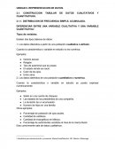 DIFERENCIAR ENTRE UNA VARIABLE CUALITATIVA Y UNA VARIABLE CUANTITATIVA