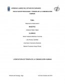 FACULTAD DE PSICOLOGIA Y TERAPIA DE LA COMUNICACIÓN HUMANA.