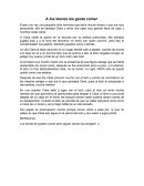 A los leones les gusta comer.