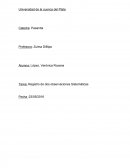 Registro de dos observaciones Sistemáticas