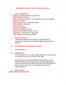 INFORME PSICOLOGICO DEL TEST DE ATENCION A-1.