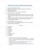 Proceso de evaluacion del paciente