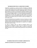 RECOMENDACIONES ITMH SEGURIDAD E HIGIENE.