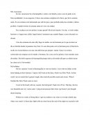 Mis vacaciones. Texto ingles