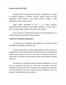 Analisis del mercado meta: restaurante