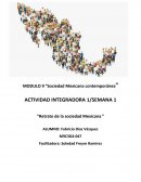 Retrato de la Sociedad Mexicana Prepa en linea Sep