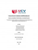 LA GESTION DEL TALENTO HUMANO EN LA CONSERVACION DEL MEDIO AMBIENTE EN LA EMPRESA PEUSAC EN SAN LUIS