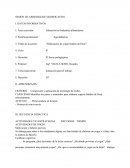 CAPACIDAD	Identifica los pasos y materiales para elaborar yogurts batidos de fresa correctamente..