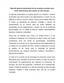 El gerente emprendedor