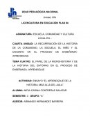 El aprendizaje de la historia: Más allá del aula