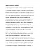 Características de web 2.0