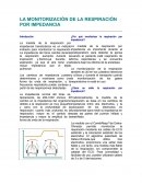 La monitorización de la respiración por impedancia