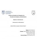 Análisis FODA de la empresa “Eventos El Sueño”