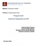 Control de Temperatura con PID.