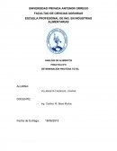 Determinación de proteína total