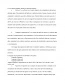 Con sus propias palabras, defina los siguientes términos