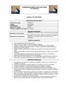 MANUAL DE FUNCIONES IDENTIFICACIÓN DEL CARGO