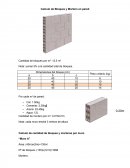 Calculo de bloques y morteros