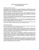 Algunos puntos fundamentales sobre los valores