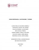 VISION EMPRESARIAL: GASTRONOMÍA Y TURISMO