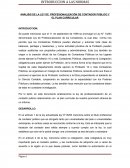 ANÁLISIS DE LA LEY DE PROFESIONALIZACIÓN DE CONTADOR PÚBLICO Y EL PLAN CURRICULAR