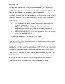 Refrigeración. Una de las principales áreas de aplicación de la termodinámica es la refrigeración