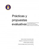 Propuestas y practicas evaluativas