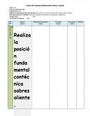Breve descripción de Actividad: Evaluación bandeja, lanzamiento en suspensión
