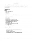 Historia clínica ejemplo