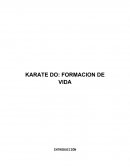 KARATE DO: FORMACION DE VIDA