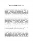 Ensayo Bioenergetica de Alexander Lowen