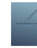 TEMA: Ensayo el Crack Bursátil de 1929.