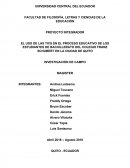 EL USO DE LAS TICS EN EL PROCESO EDUCATIVO DE LOS ESTUDIANTES DE BACHILLERATO DEL COLEGIO FRANZ SCHUBERT EN LA CIUDAD DE QUITO