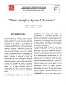 Nanotecnologia y algunas aplicaciones